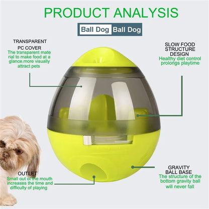 Interactive Pet Treat Ball Food Dispenser