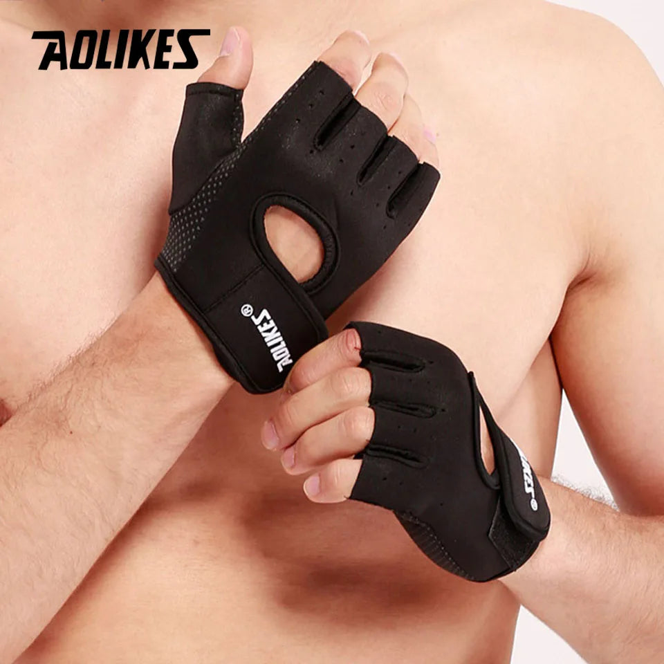 Anti-Slip Half Finger Gym Gloves