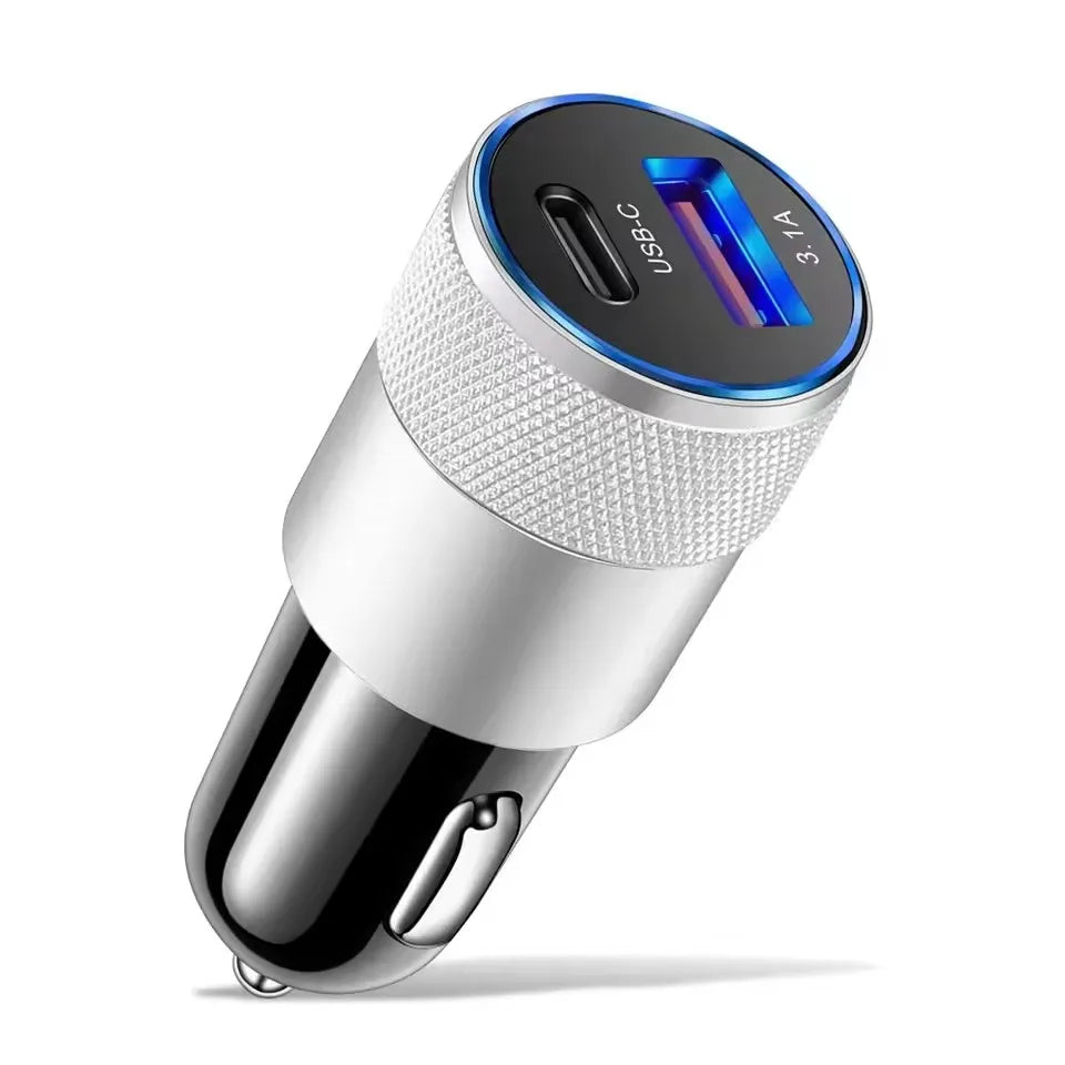 LED Dual USB Car Charger