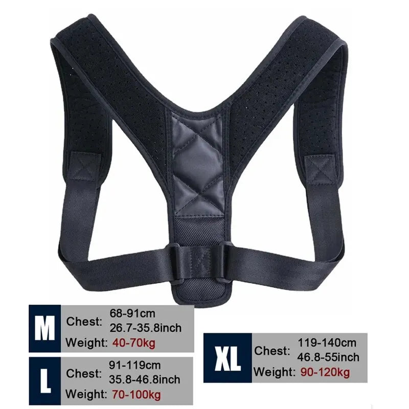 Adjustable Back Posture Corrector Belt