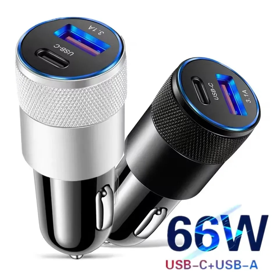 LED Dual USB Car Charger
