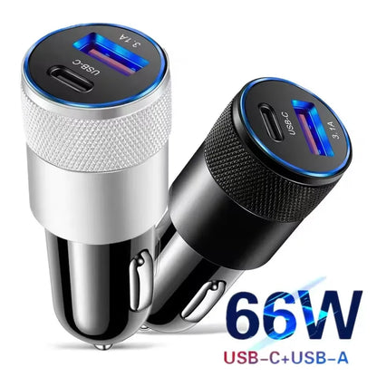 LED Dual USB Car Charger
