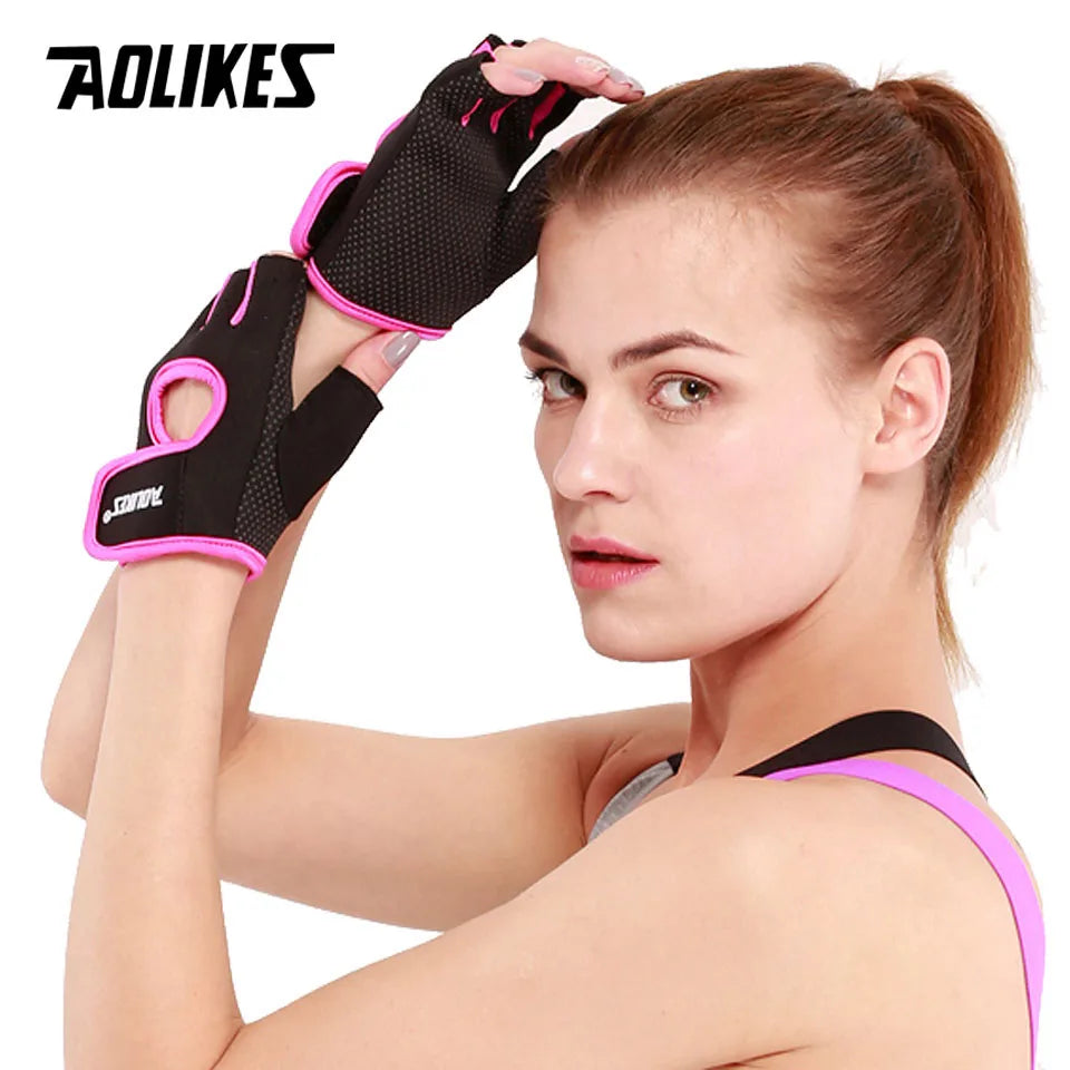 Anti-Slip Half Finger Gym Gloves