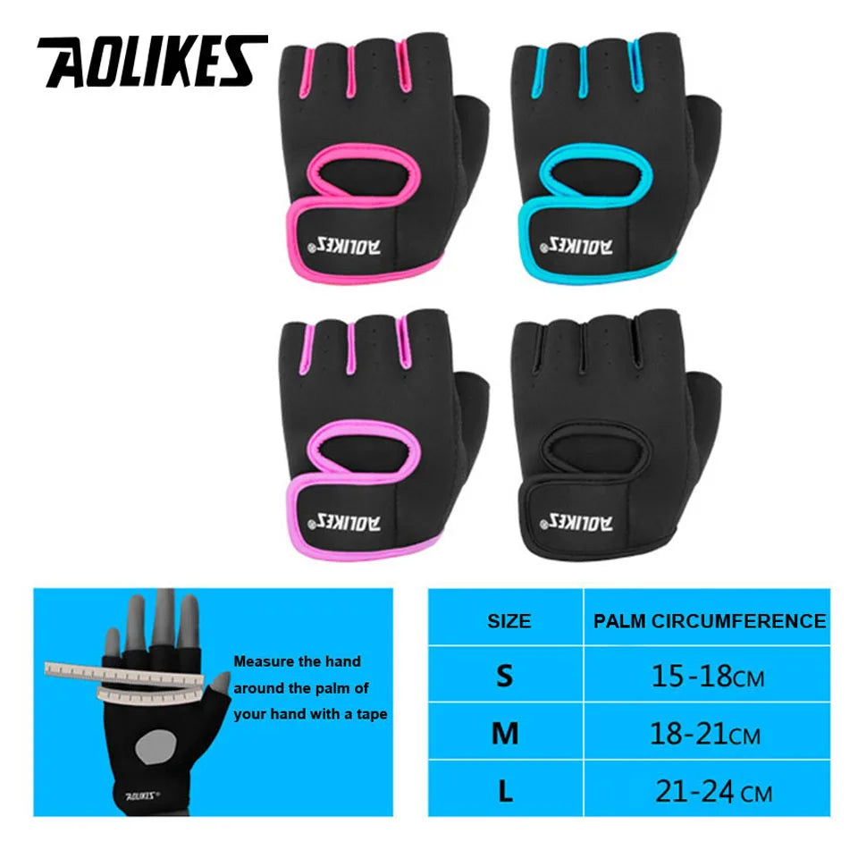 Anti-Slip Half Finger Gym Gloves