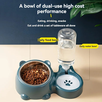 Automatic Pet Feeder and Water Dispenser