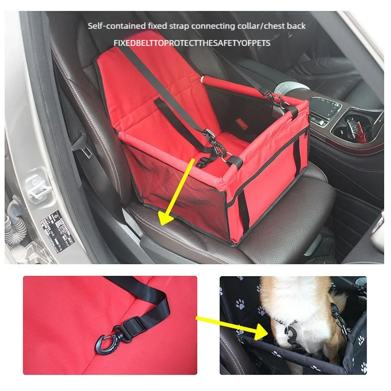 Pet Car Hammock Seat Foldable & Secure
