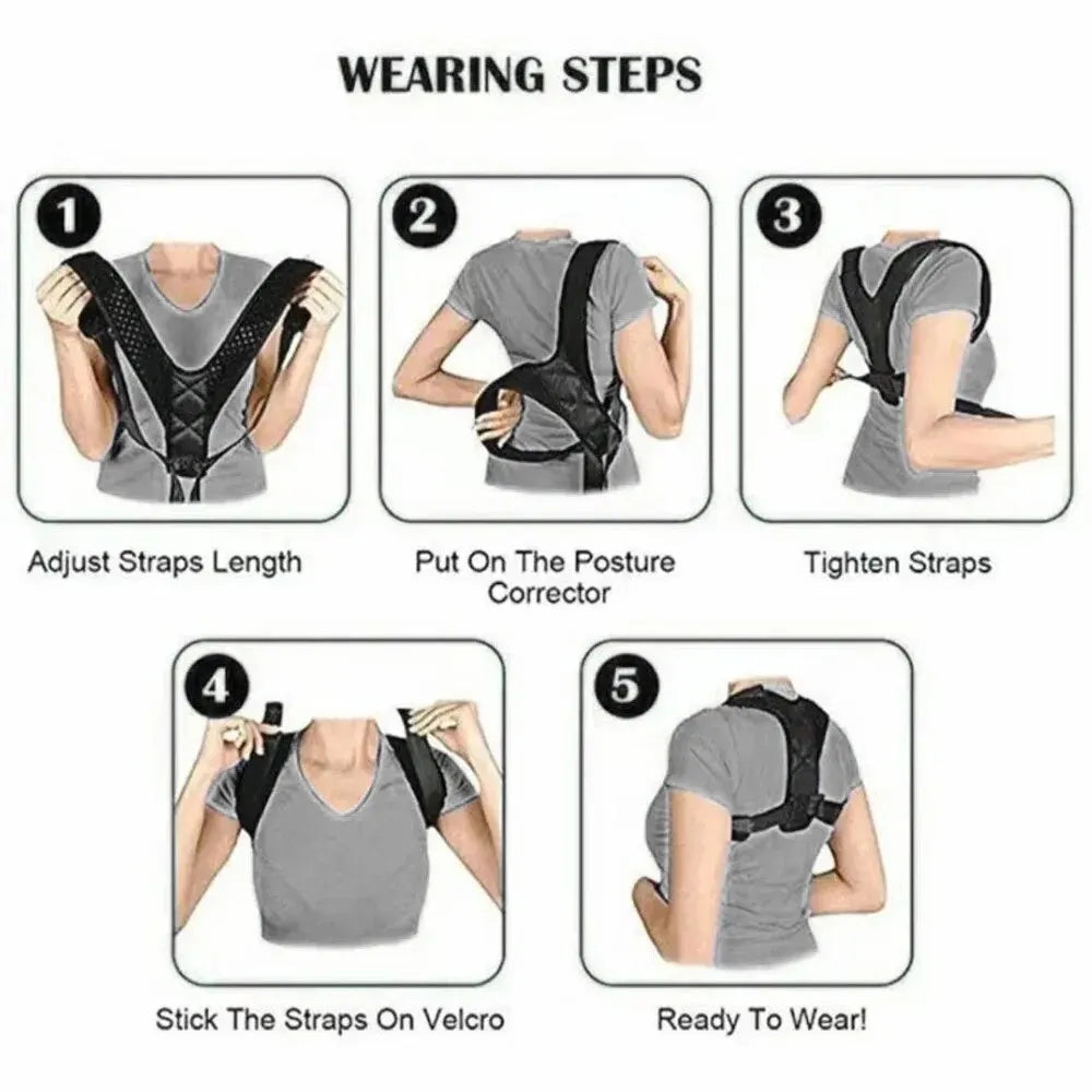 Adjustable Back Posture Corrector Belt