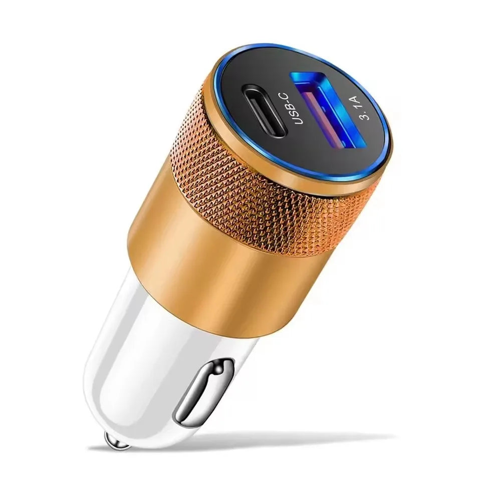 LED Dual USB Car Charger